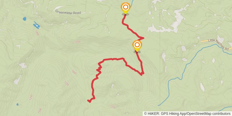 Maggie Creek Trail stage 2 Map