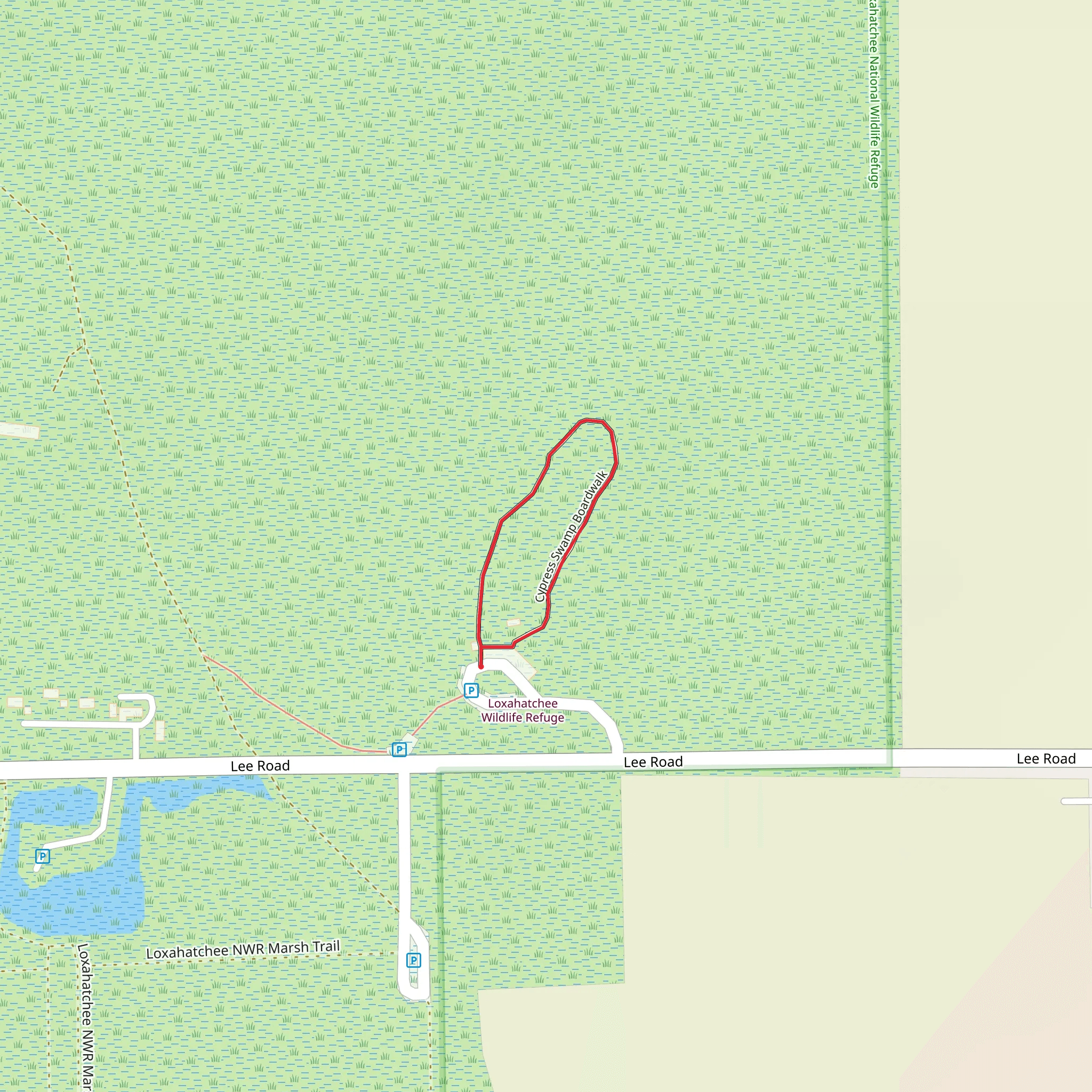 Cypress Trail Loop mobile static map