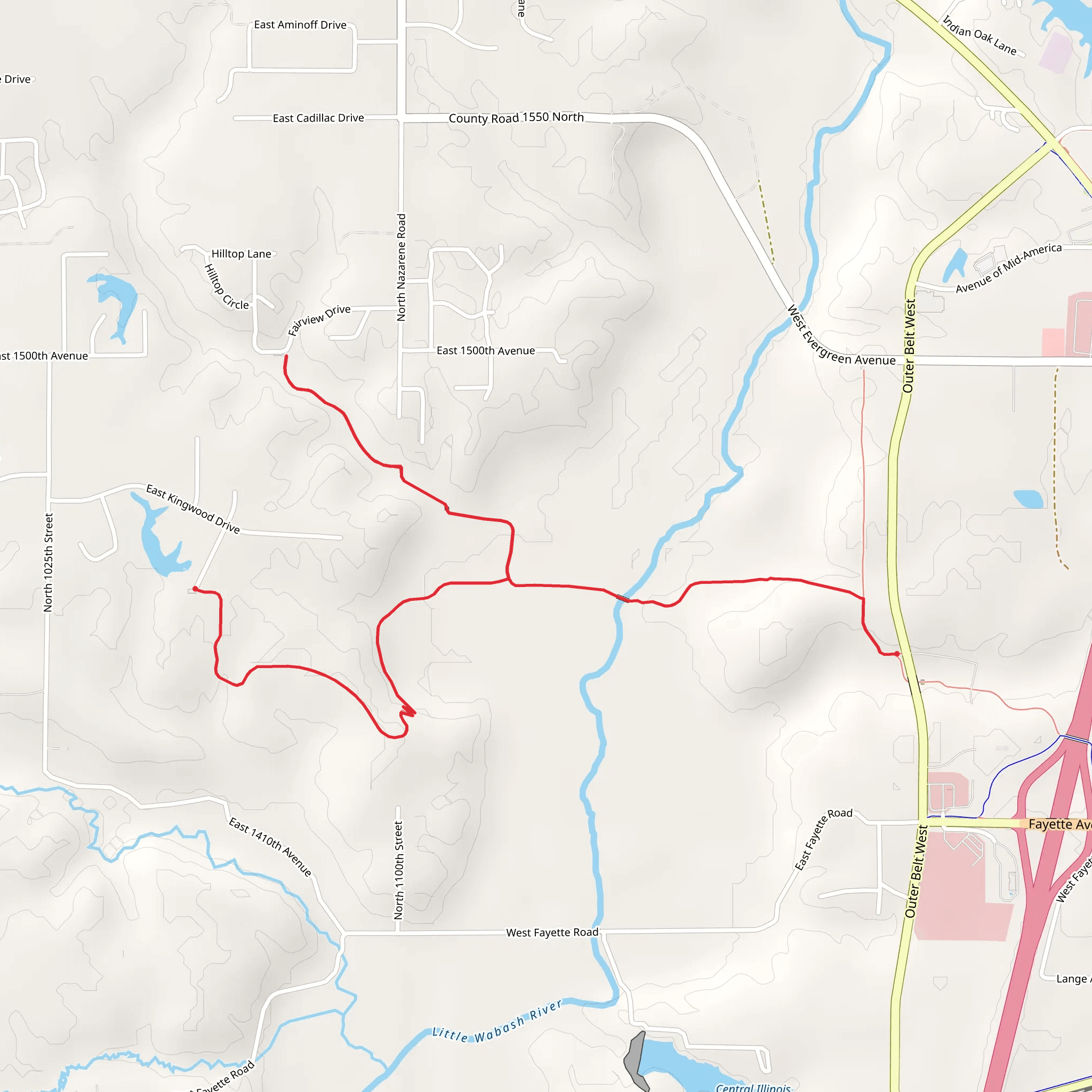 TREC Trails mobile static map