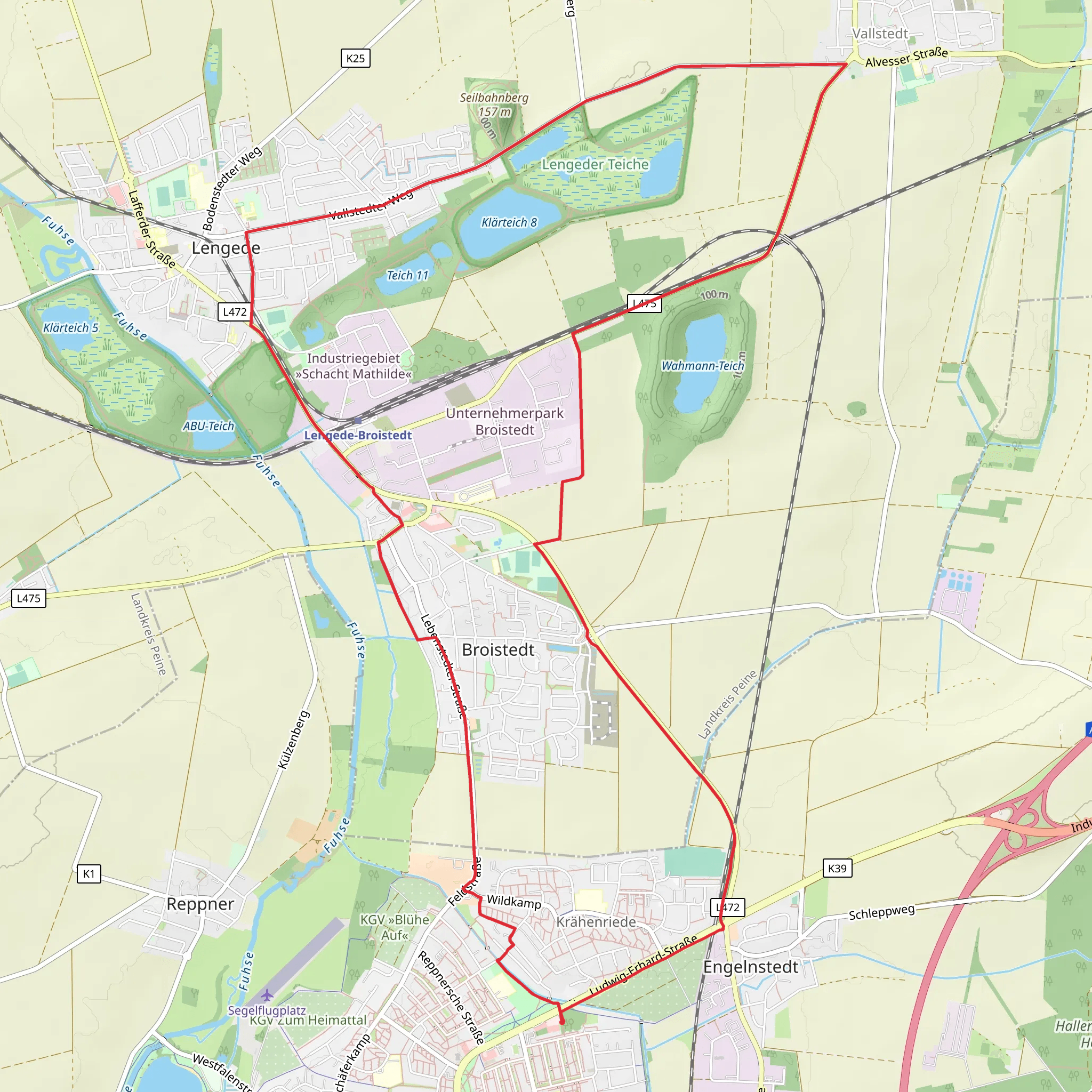 Lengede South Loop mobile static map