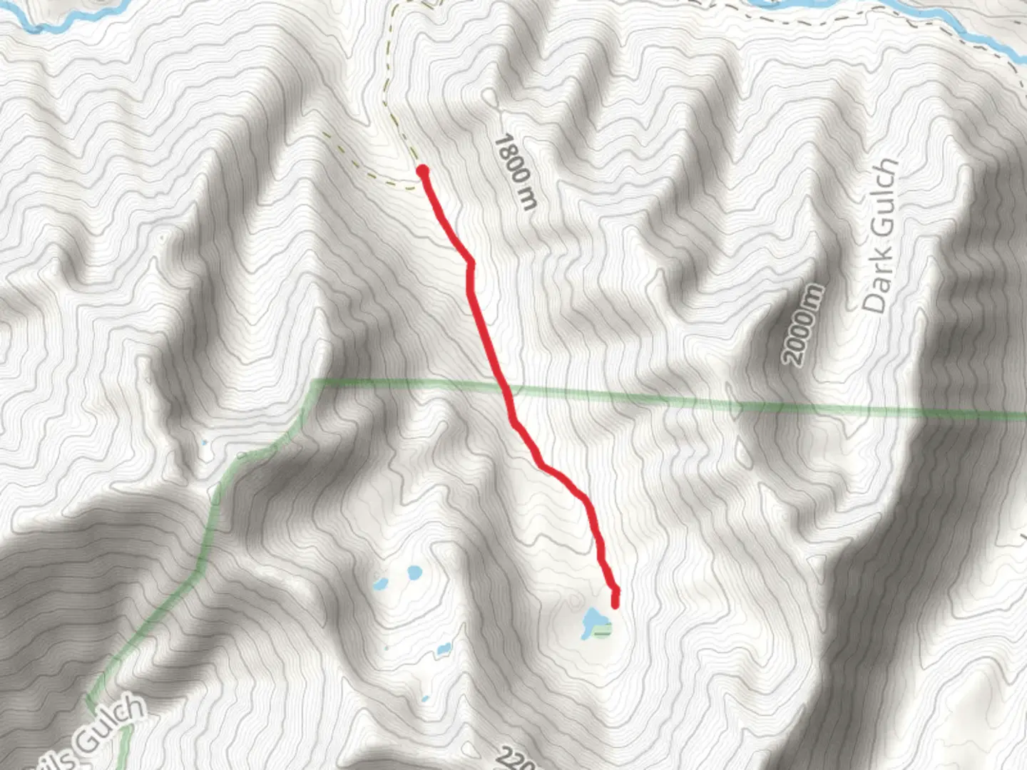 An image depicting the trail Fish Lake via Fish Creek and its surrounding area.