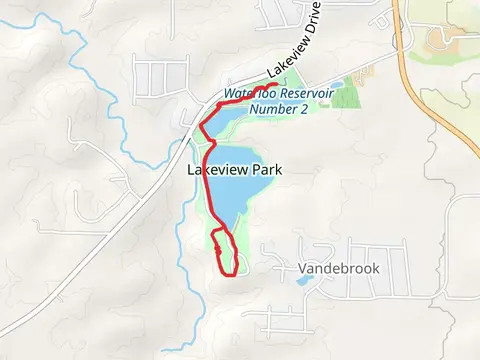 Waterloo Reservoir and Lakeview Park