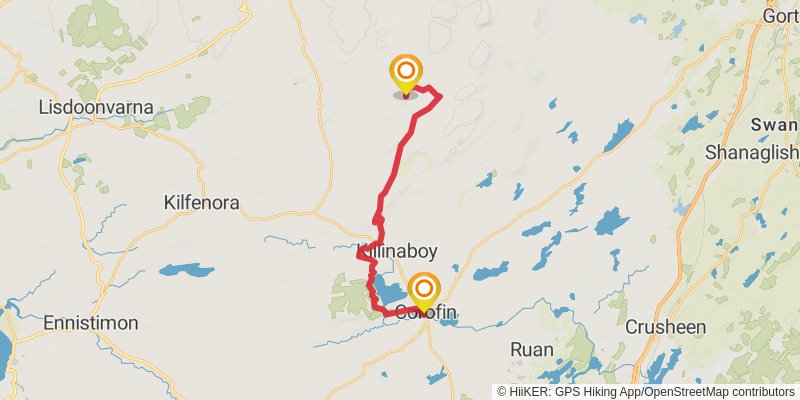 Burren Way stage 4 Map