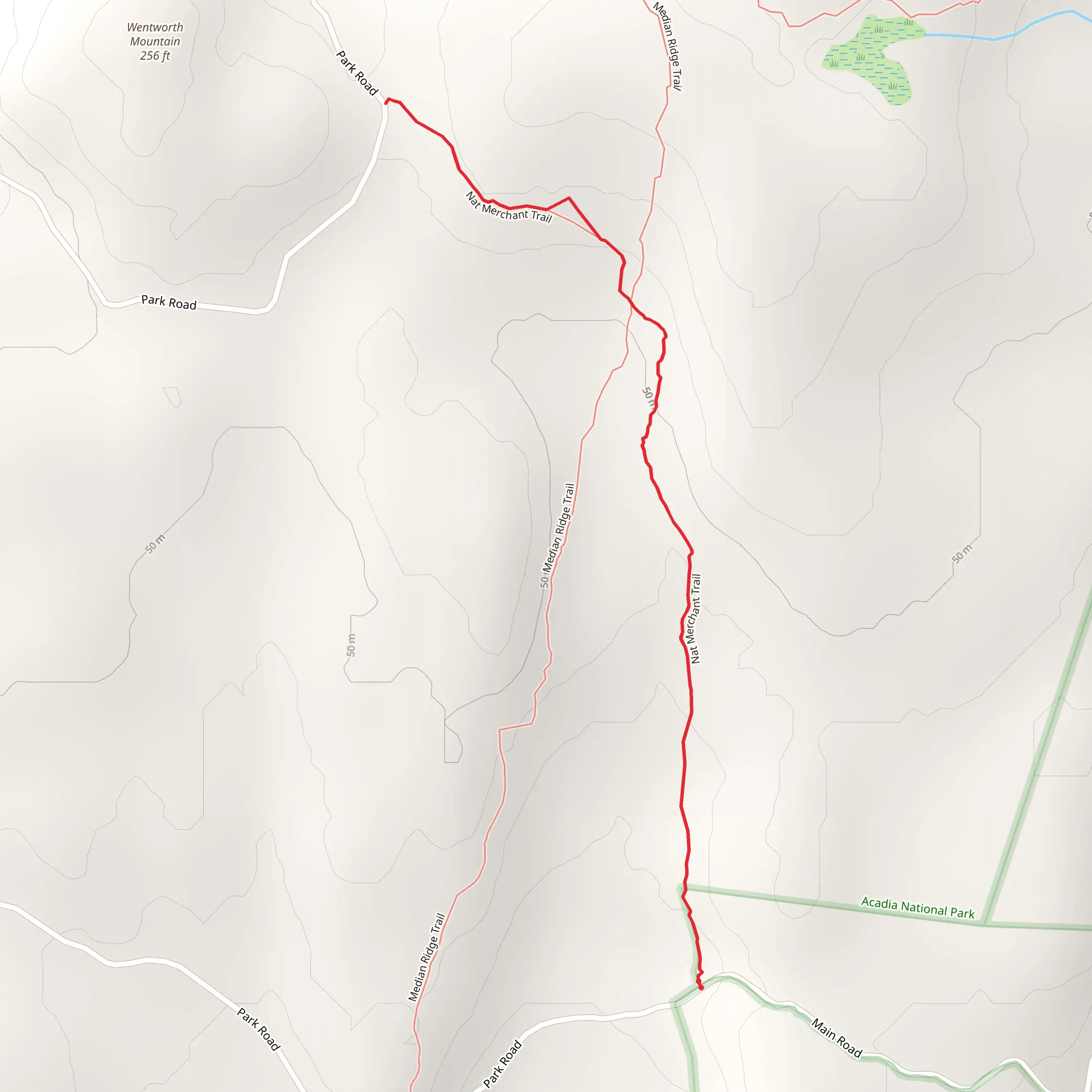 Nat Merchant Trail mobile static map