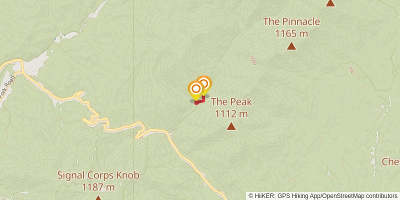 Ramseys Draft Trail alt 1 Map