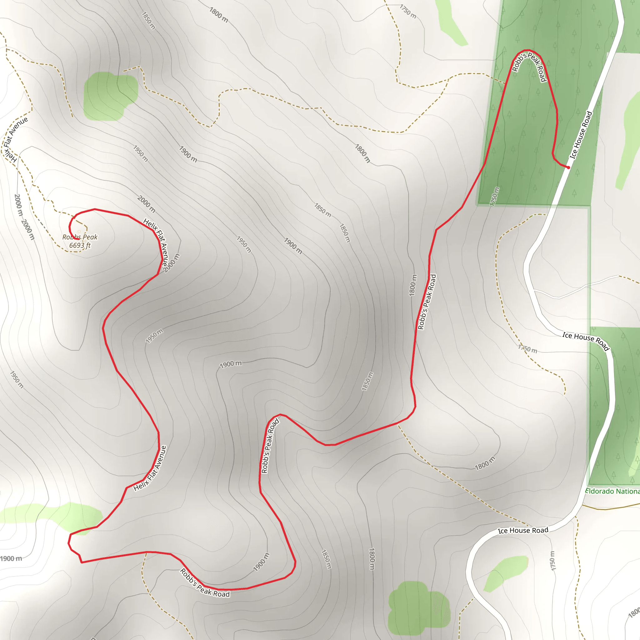 Robb's Peak mobile static map