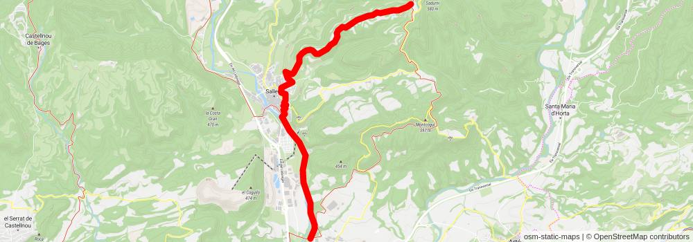 GR 4 Puigcerdà- Montserrat alt 2 Map