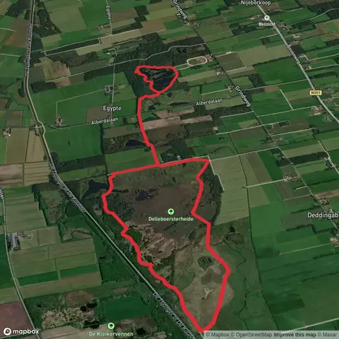 Diakonievene and Xatspoele via Friese Woudenpad