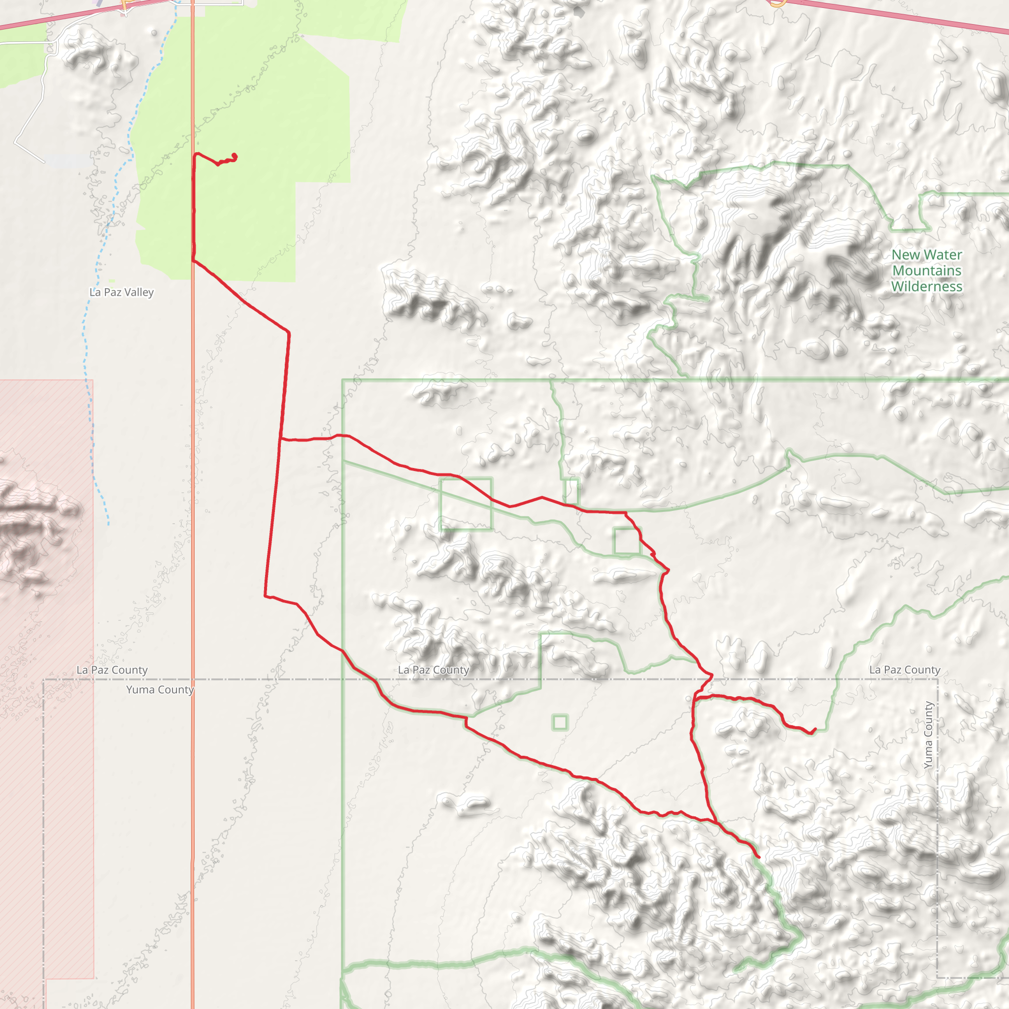 Brass Cap Point and Beahive Loop mobile static map