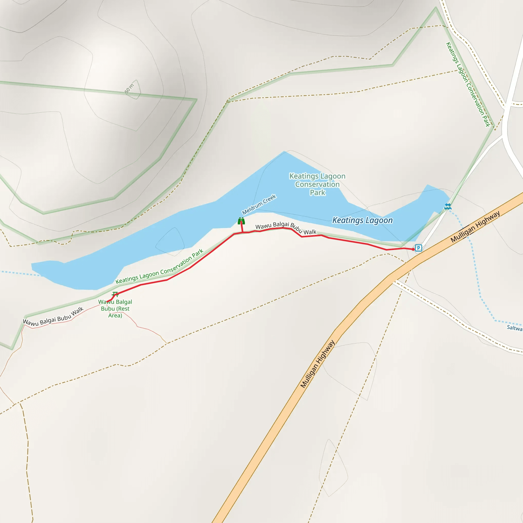 Wawu Balgal Bubu Walk mobile static map