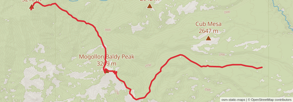 Grand Enchantment Trail stage 35 Map