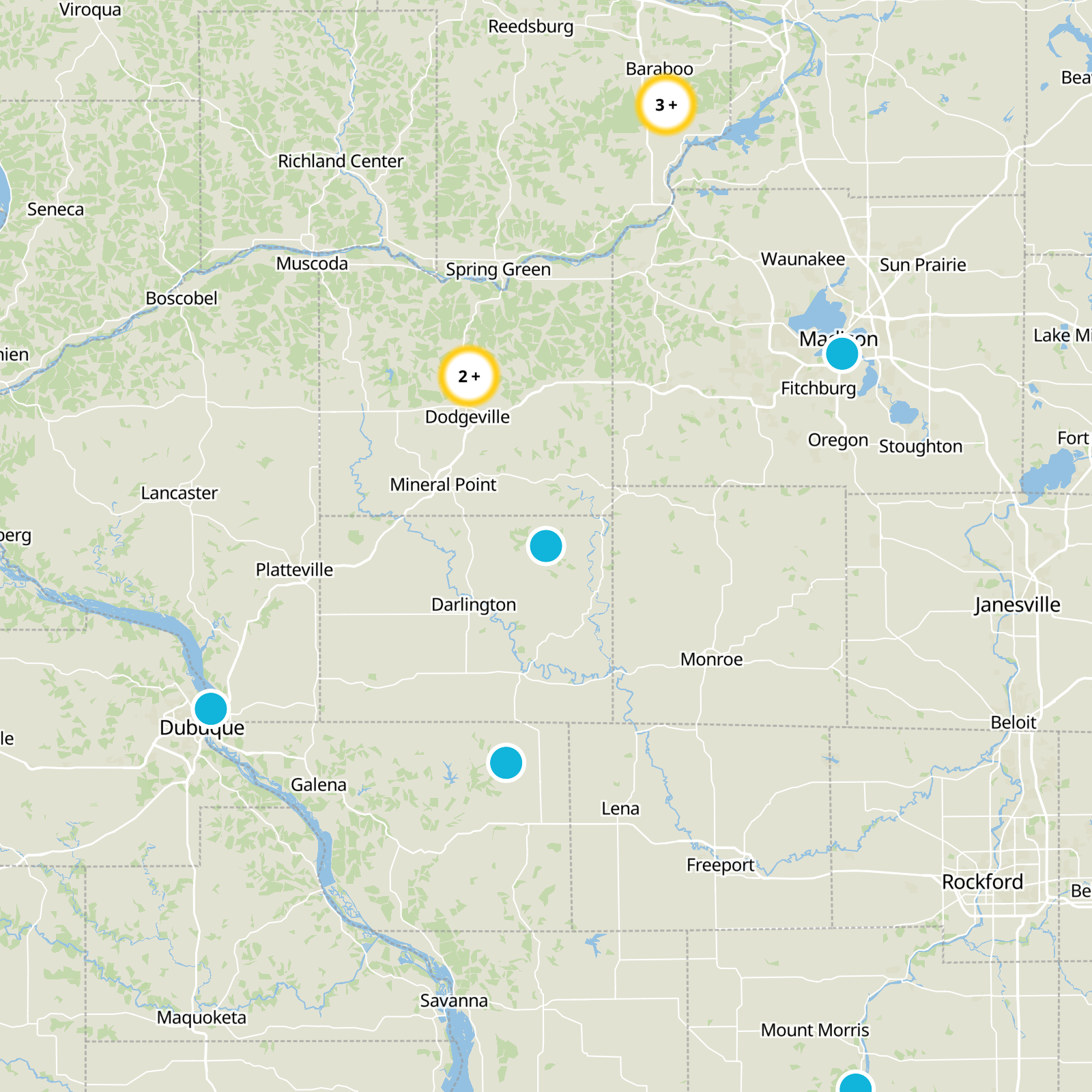 Lafayette County Static Map