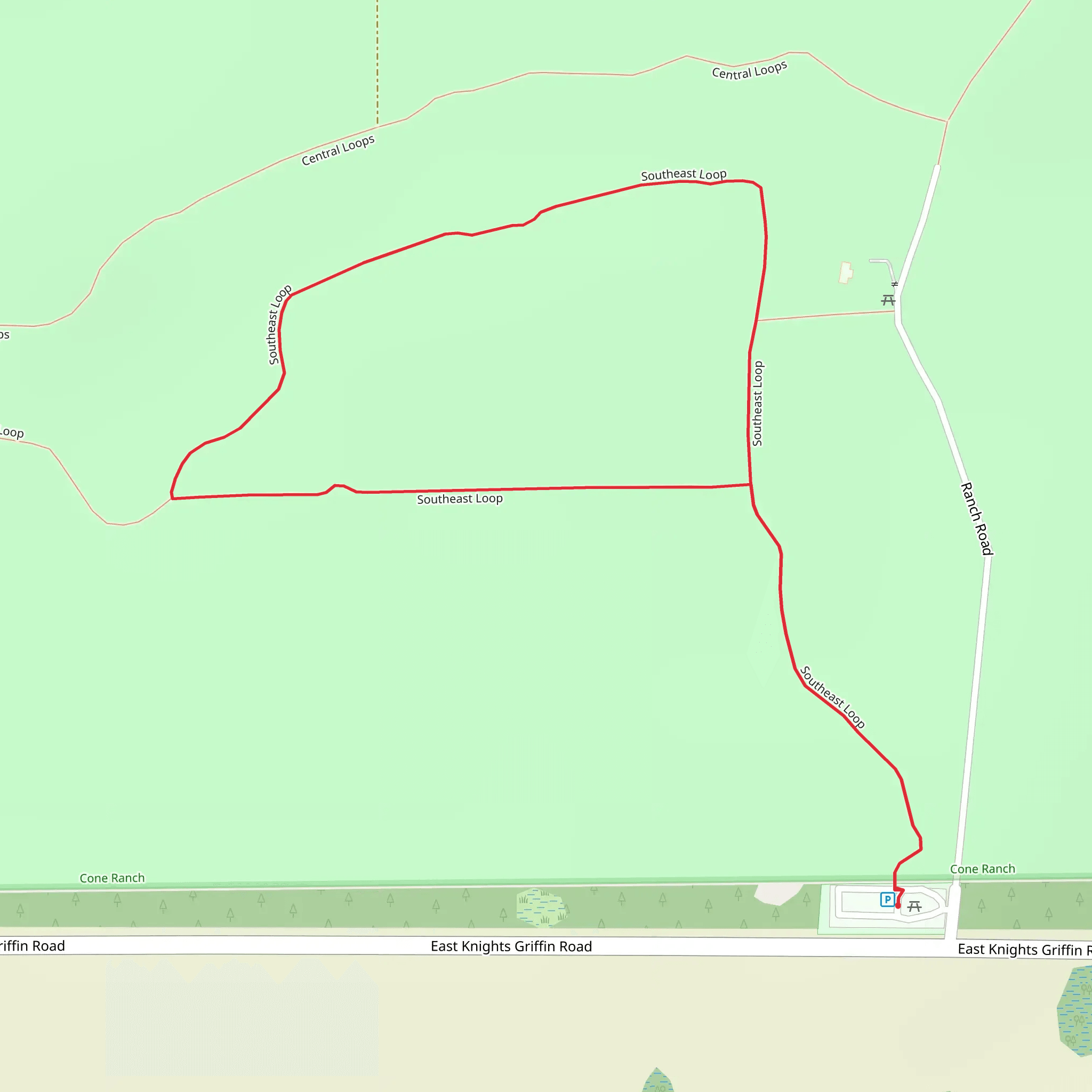 Southeast Loop mobile static map