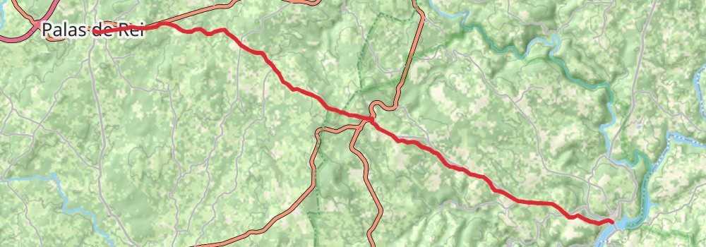 Camino Frances 8-Day Challenging Tour (Hillwalk Tours) stage 5 Map