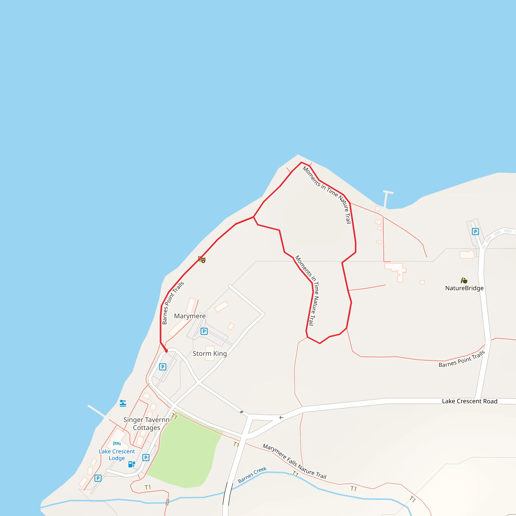 Moments In Time Trail mobile static map