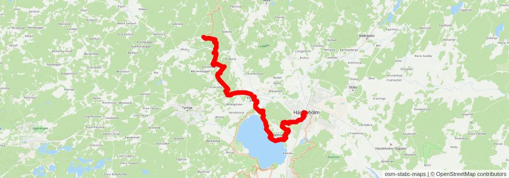 Skåneleden 2 stage 2 Map