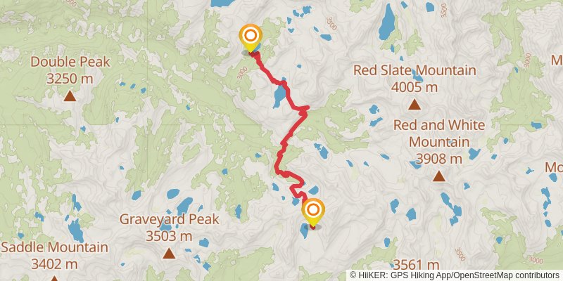 John Muir Trail stage 8 Map