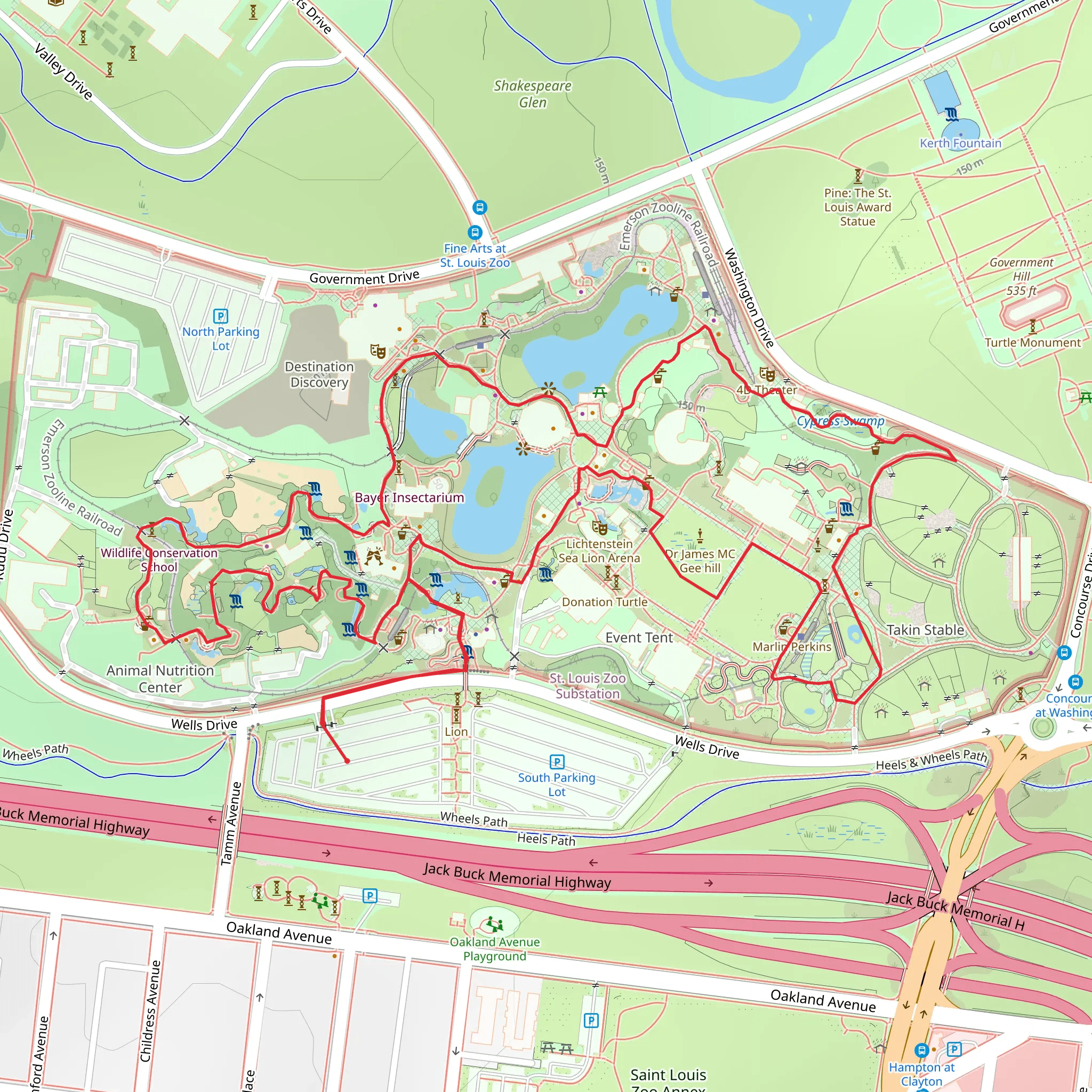 Jagaur Pond and Wells Road Loop mobile static map