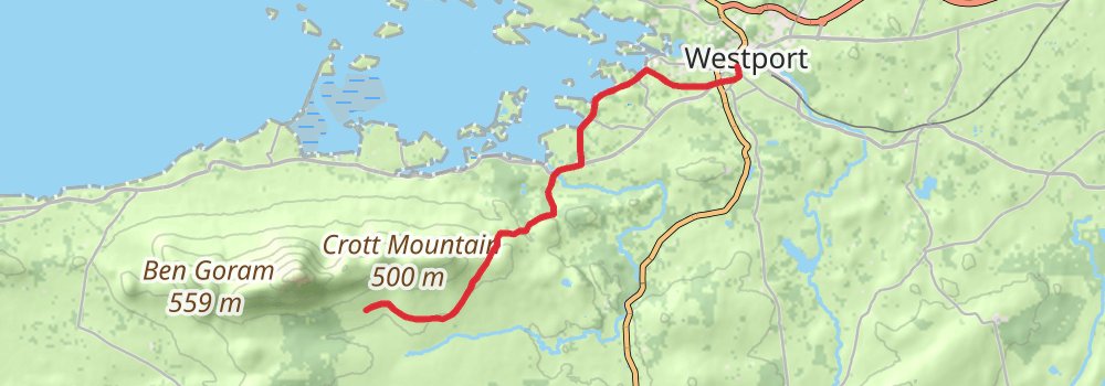 Connemara and the West of Ireland 10-Day Gentle Tour (Hillwalk Tours) stage 7 Map
