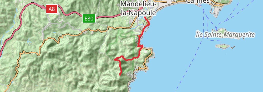 GR 51 stage 12 Map
