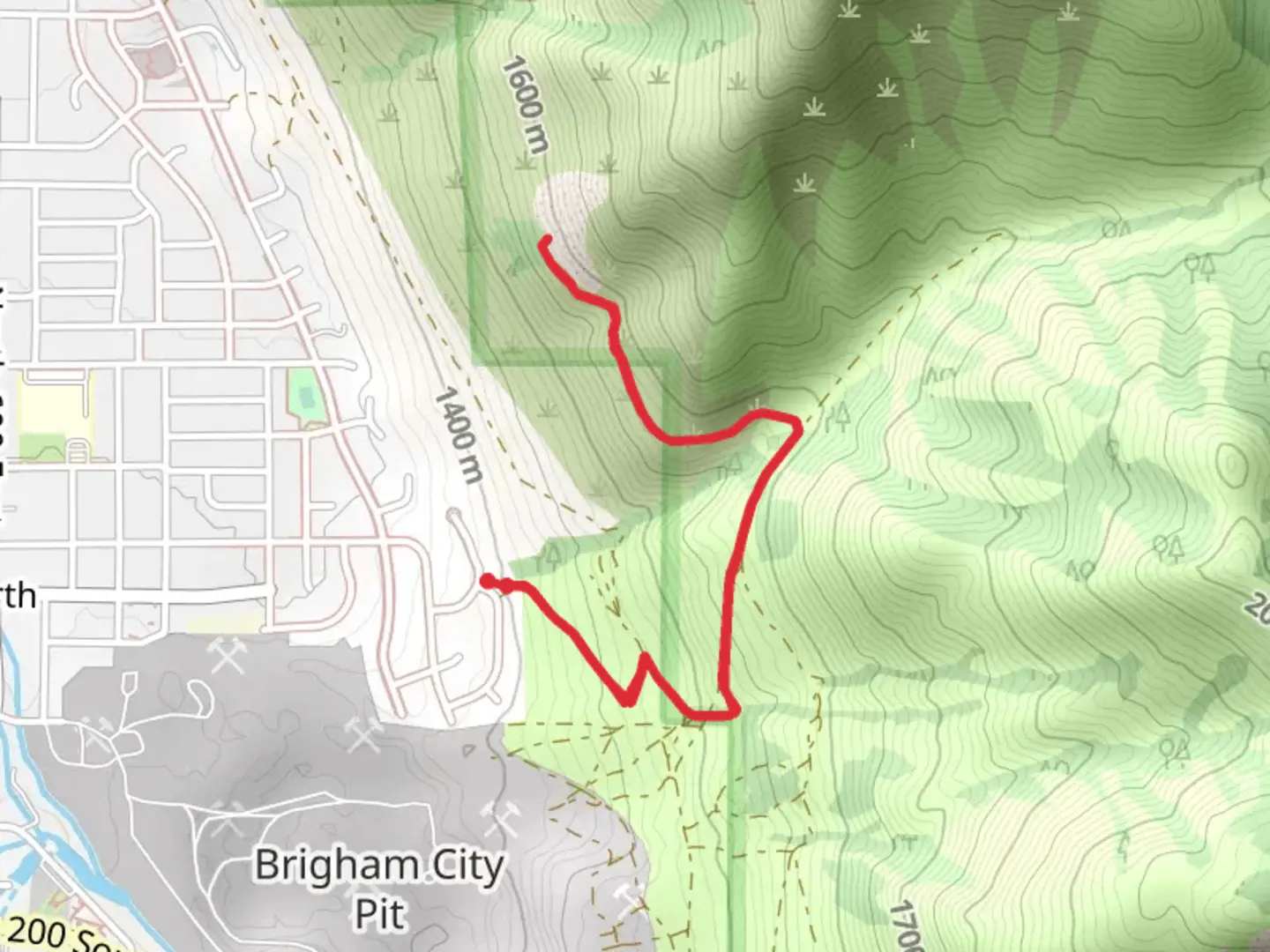 An image depicting the trail Flat Bottom Canyon Walk and its surrounding area.