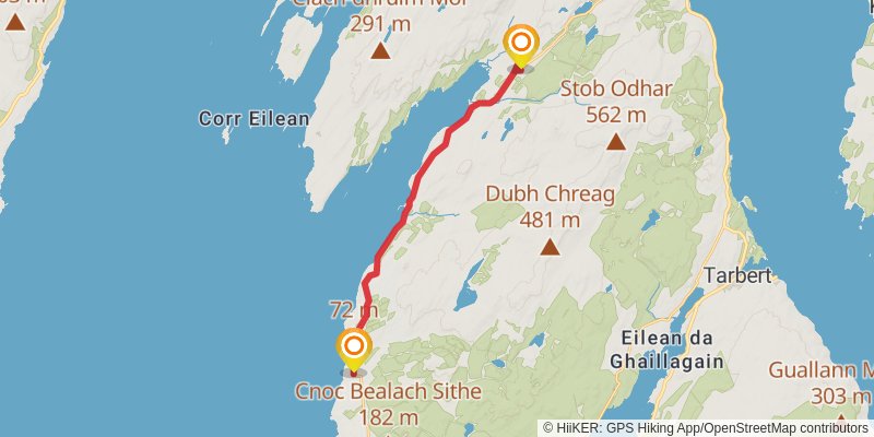 Slí Cholmcille stage 26 Map