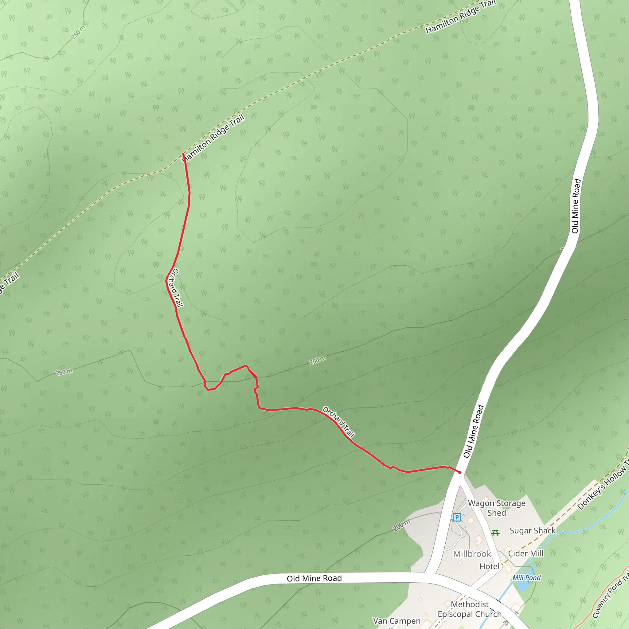 Orchard Trail mobile static map