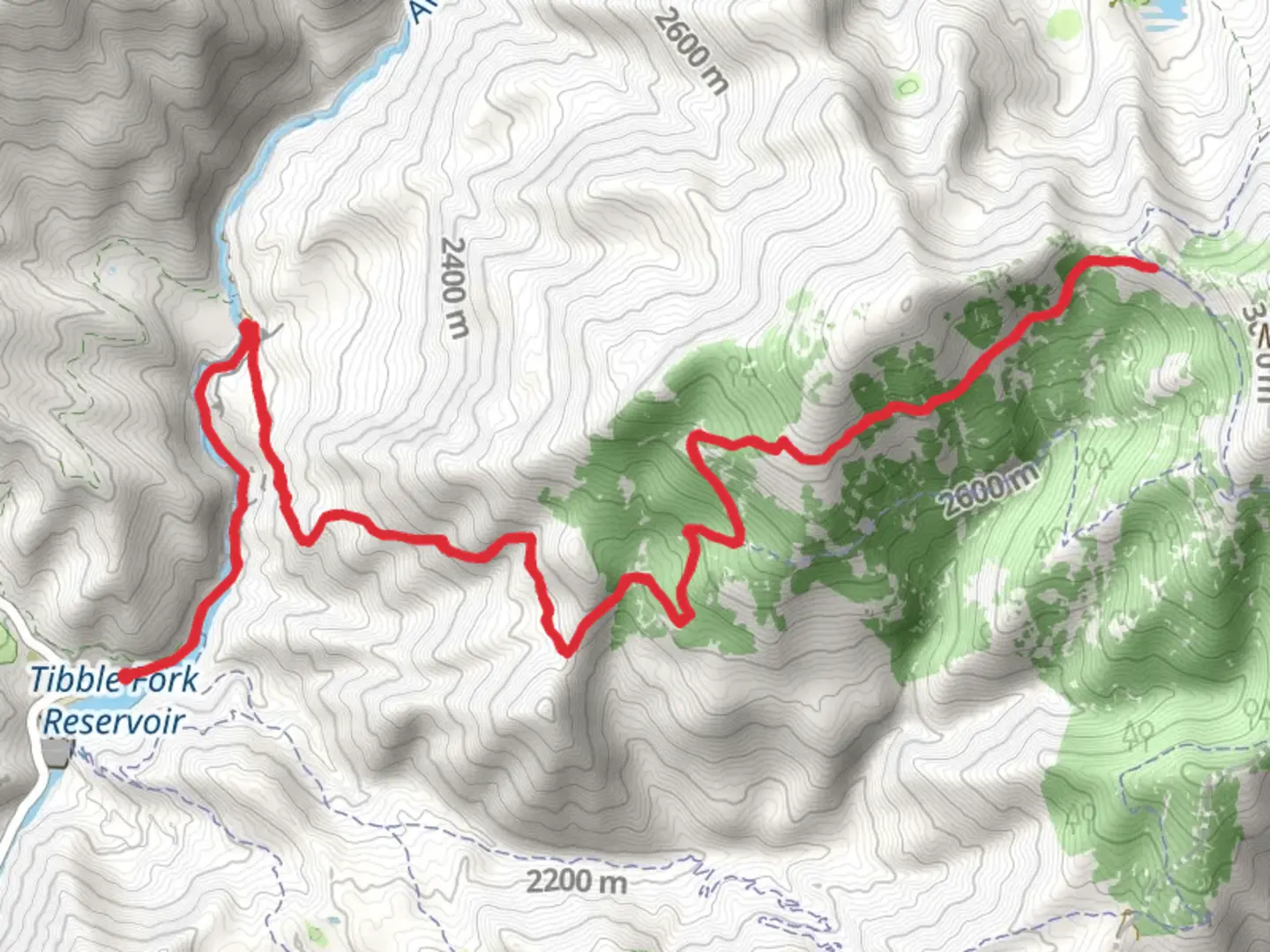 An image depicting the trail Holman Trail and Old Trench Road Trail and its surrounding area.