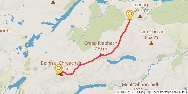 Stevenson Way stage 15 Map