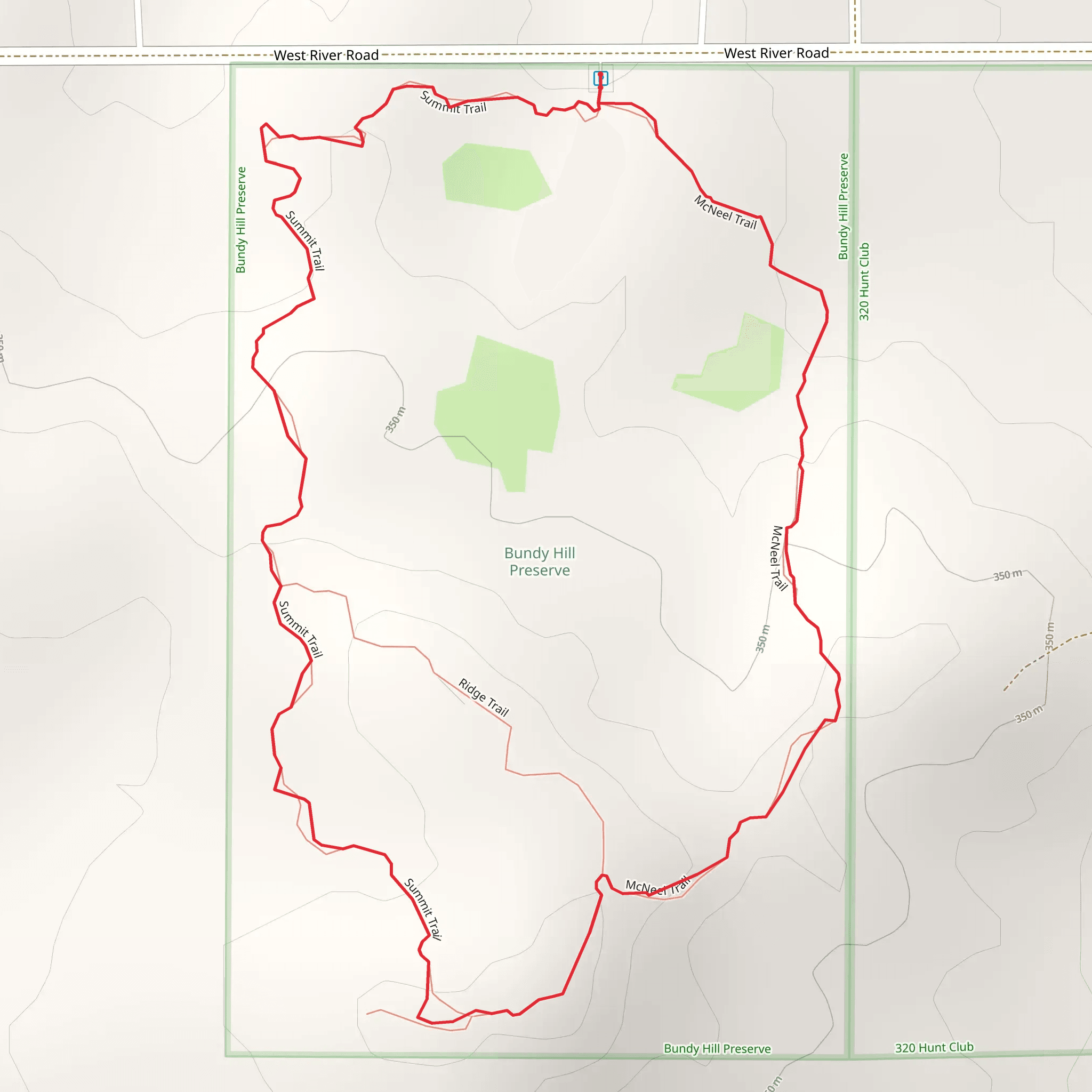 McNeel and Summit Loop Trail mobile static map