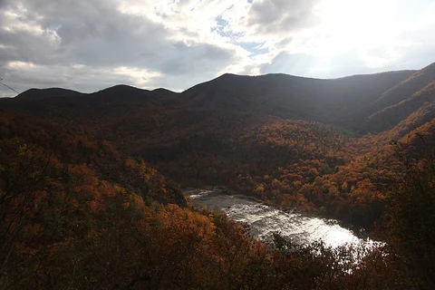 An image depicting the trail Balcony Falls Trail and its surrounding area.