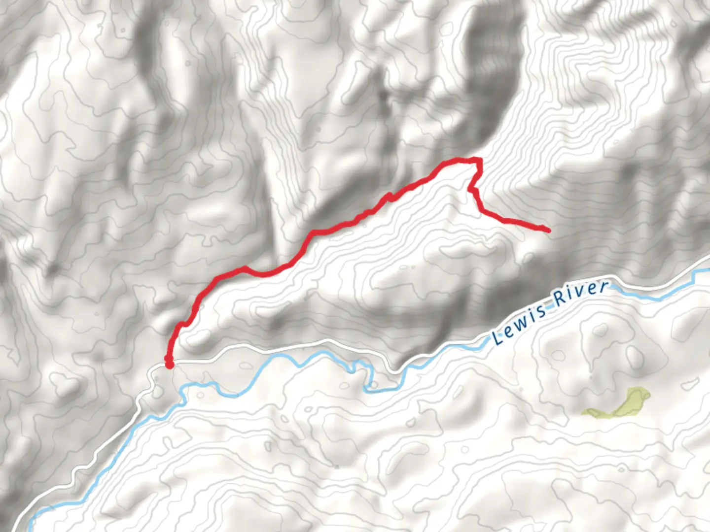 An image depicting the trail Quartz Creek Butte Trail and its surrounding area.