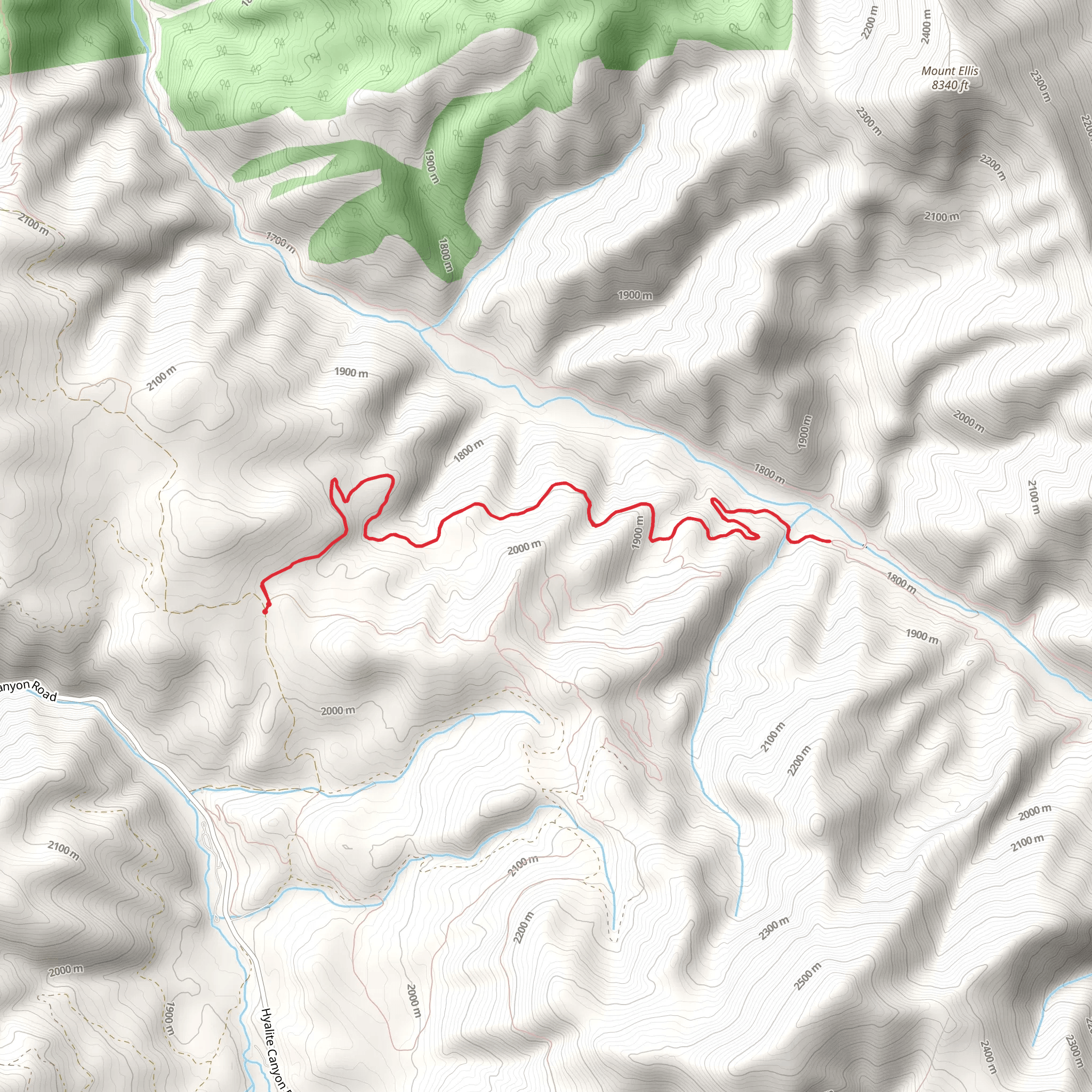 Diaper Line Trail mobile static map