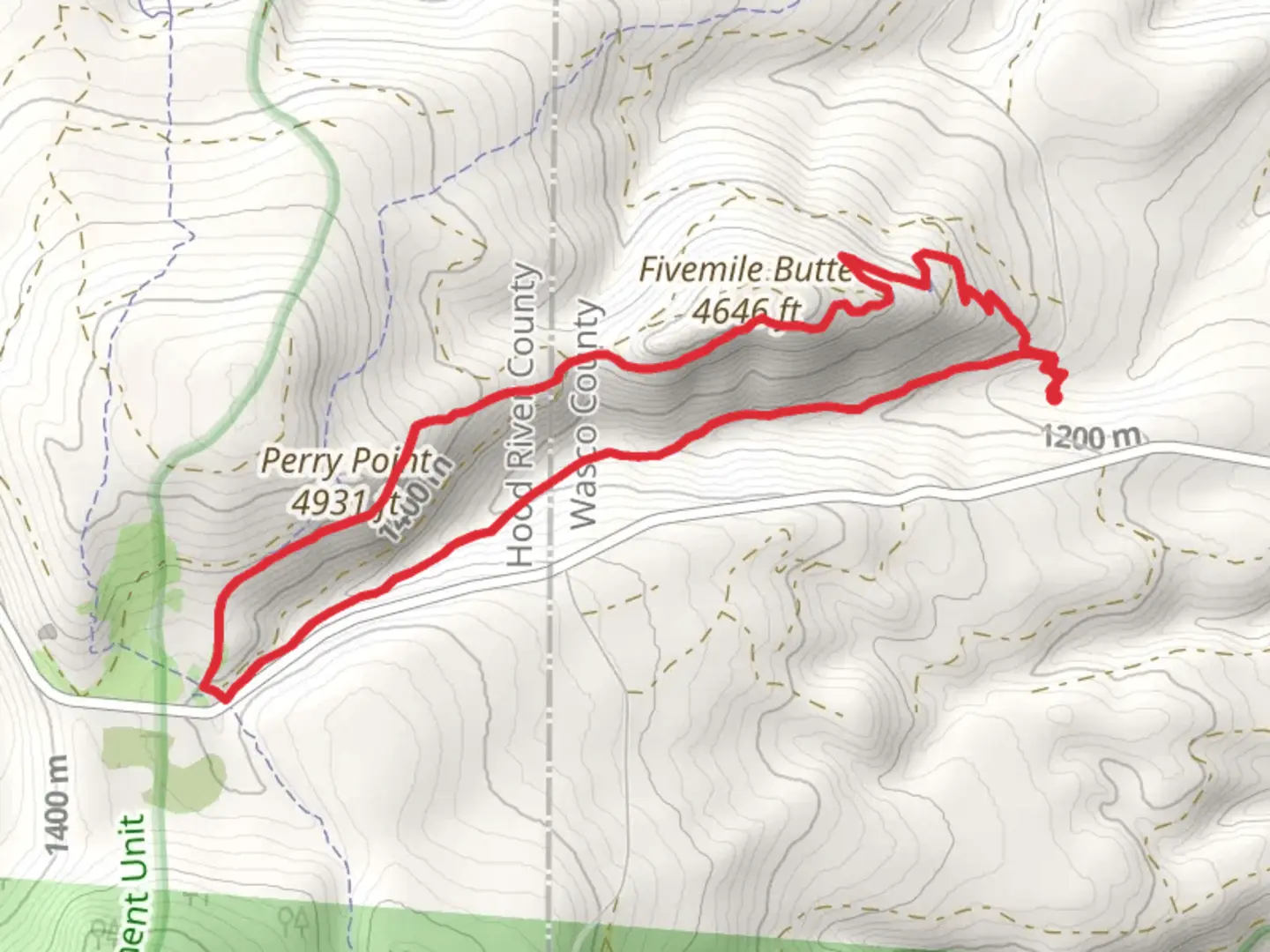 An image depicting the trail Eightmile Creek Loop and its surrounding area.