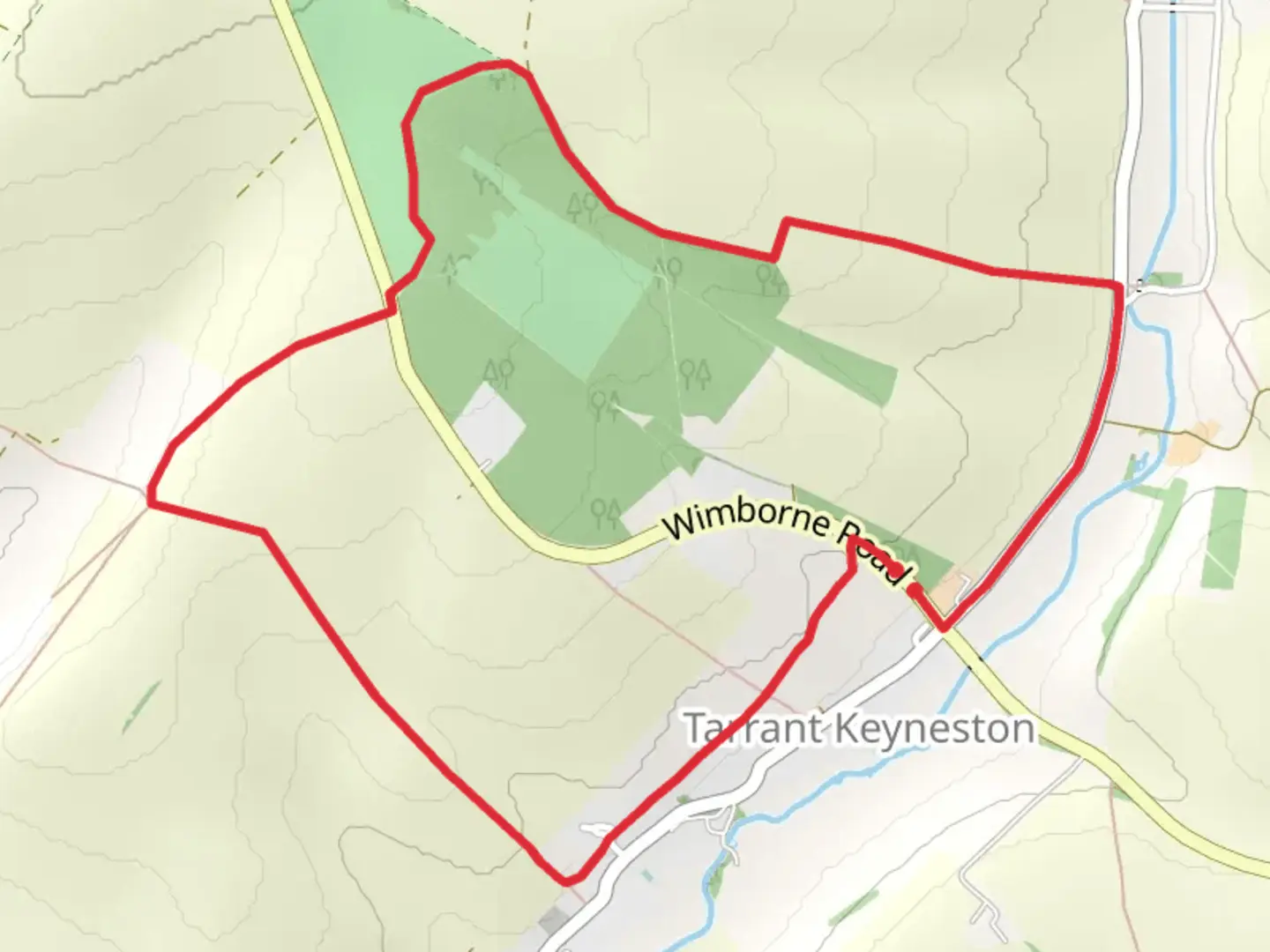 An image depicting the trail Tarrant Keyneston Loop and its surrounding area.