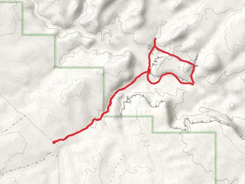 Tunnel and Zebra Slot Loop Trail