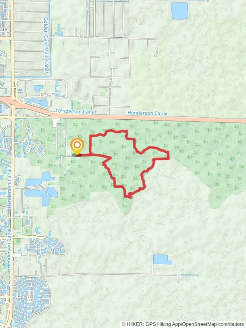 An image depicting the trail Newman Drive Loop - East and its surrounding area.