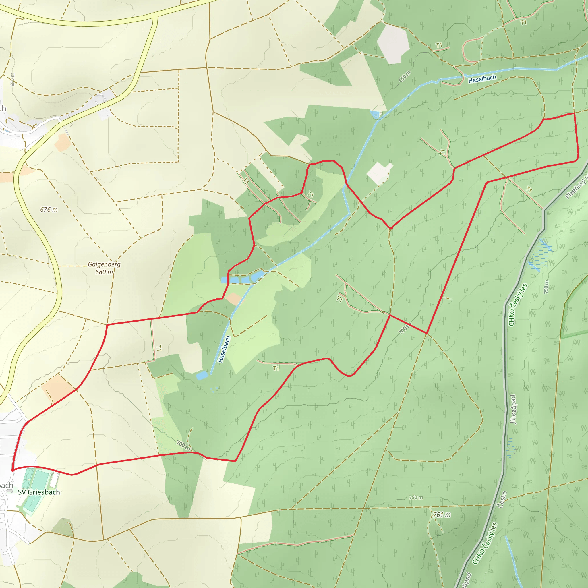 Tour 2 Griesbach Loop mobile static map