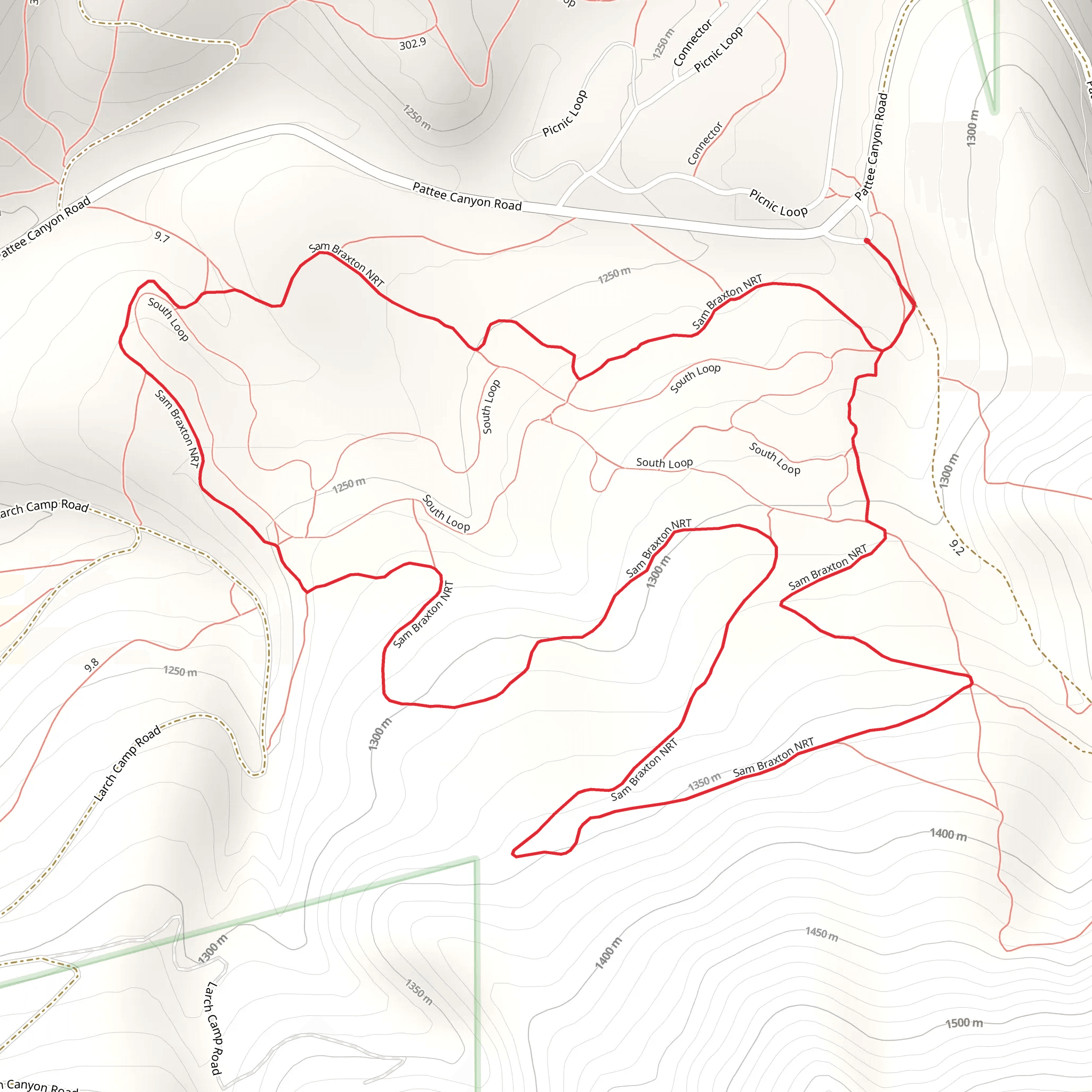 Sam Braxton NRT Loop mobile static map