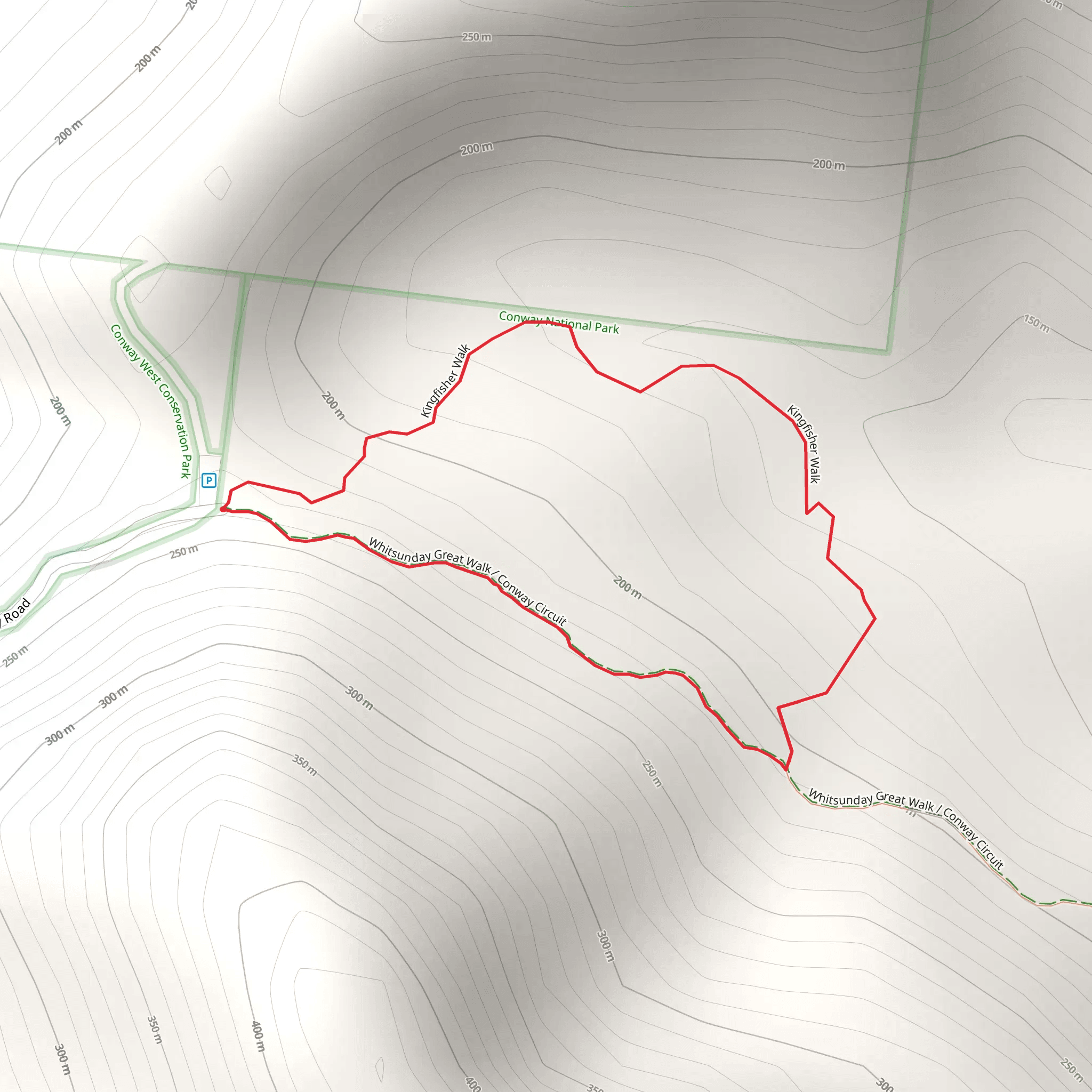 Kingfisher Walk mobile static map