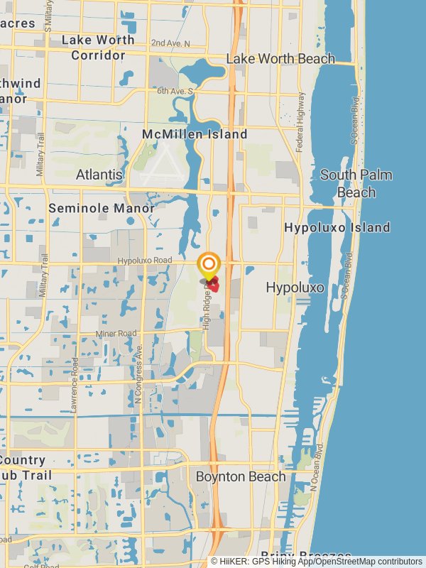 High Ridge Scrub Loop mobile static map