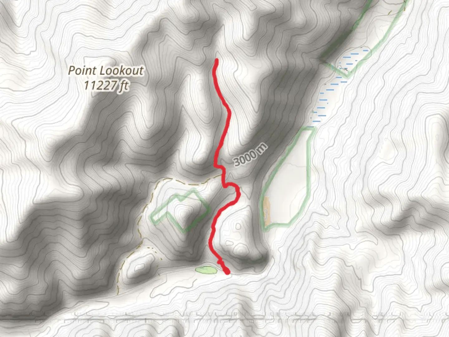 An image depicting the trail Walrod Gulch via Middle Cement Creek Trail and its surrounding area.