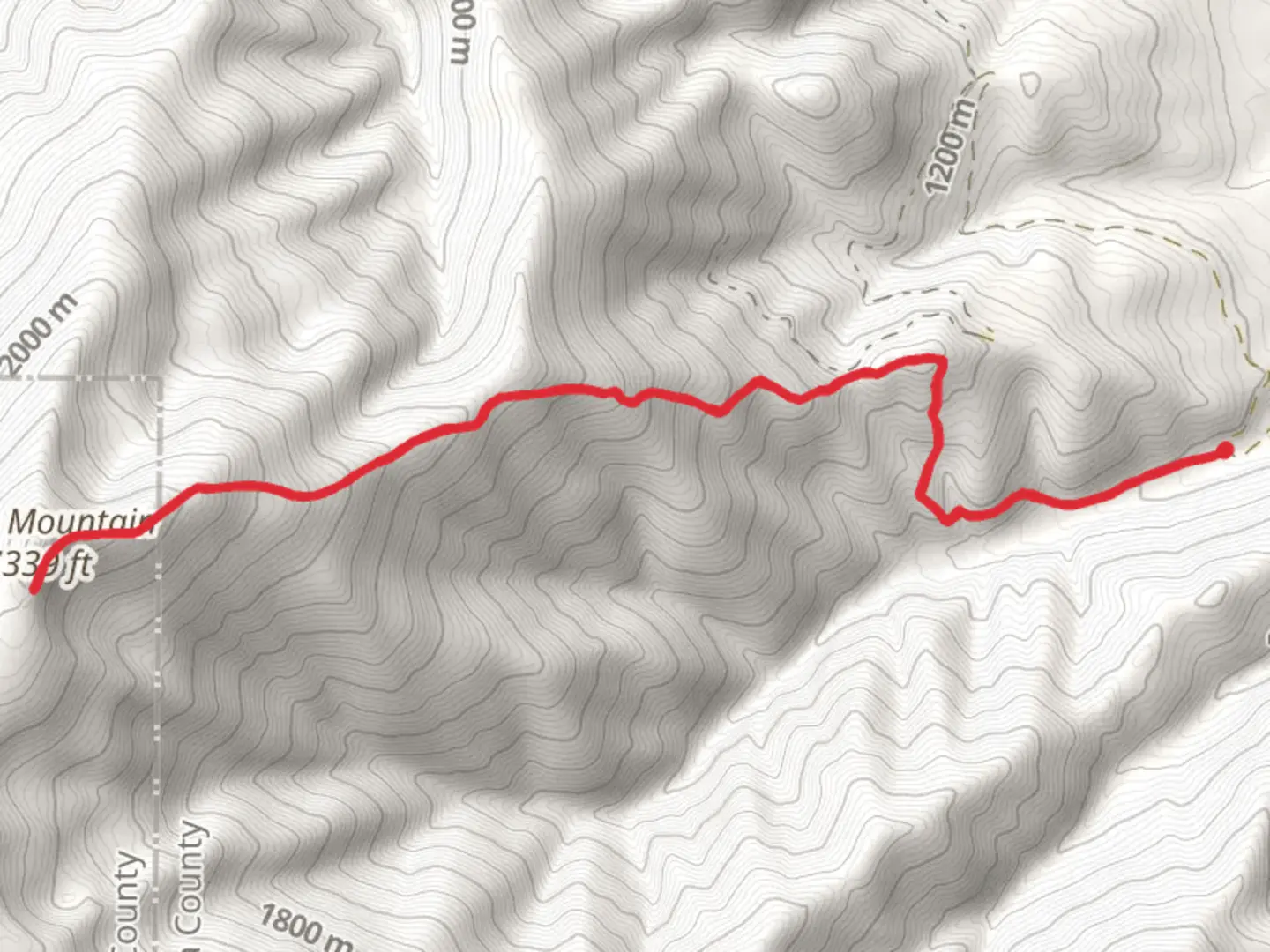 An image depicting the trail Stark Mountain Trail and its surrounding area.