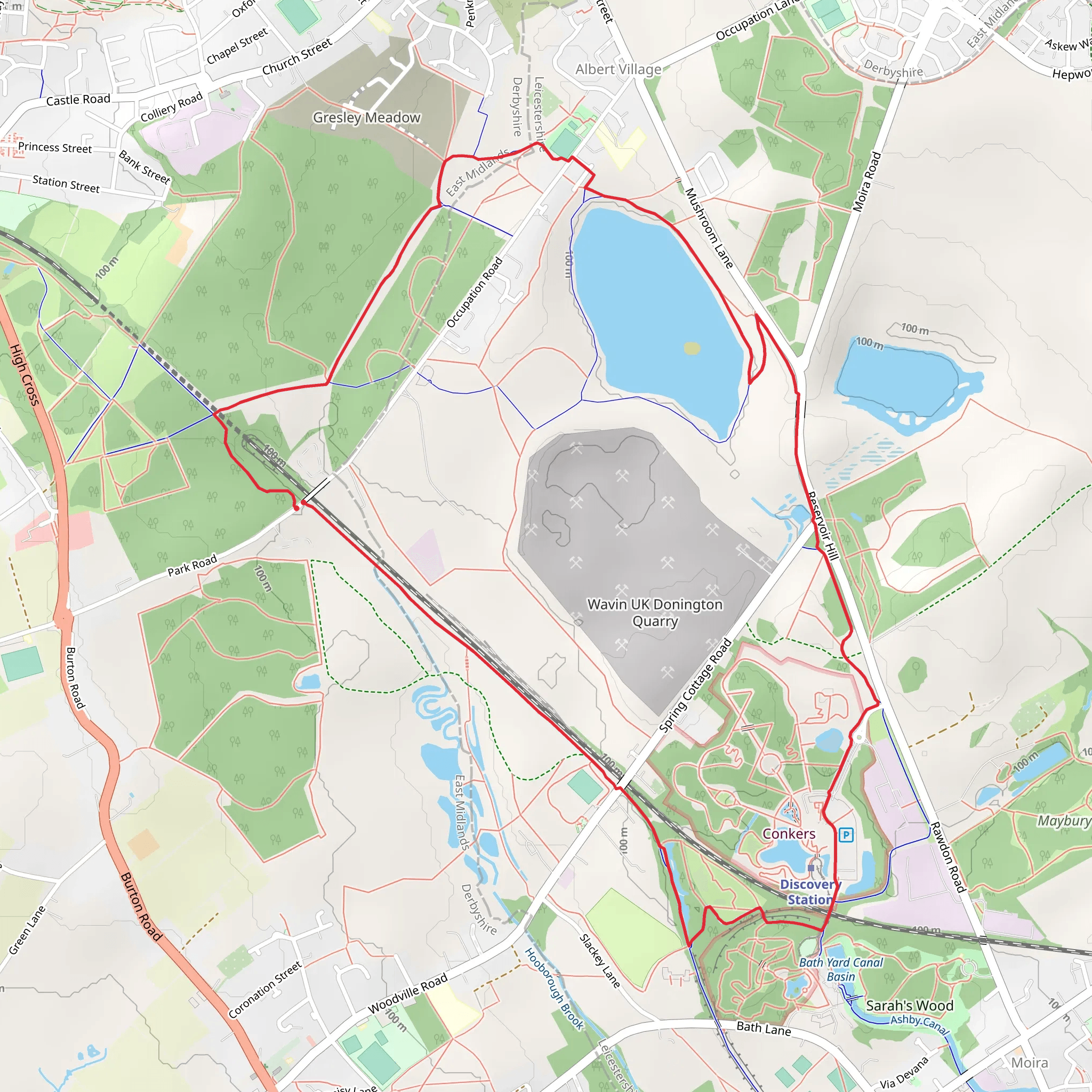 Conker Circuit mobile static map