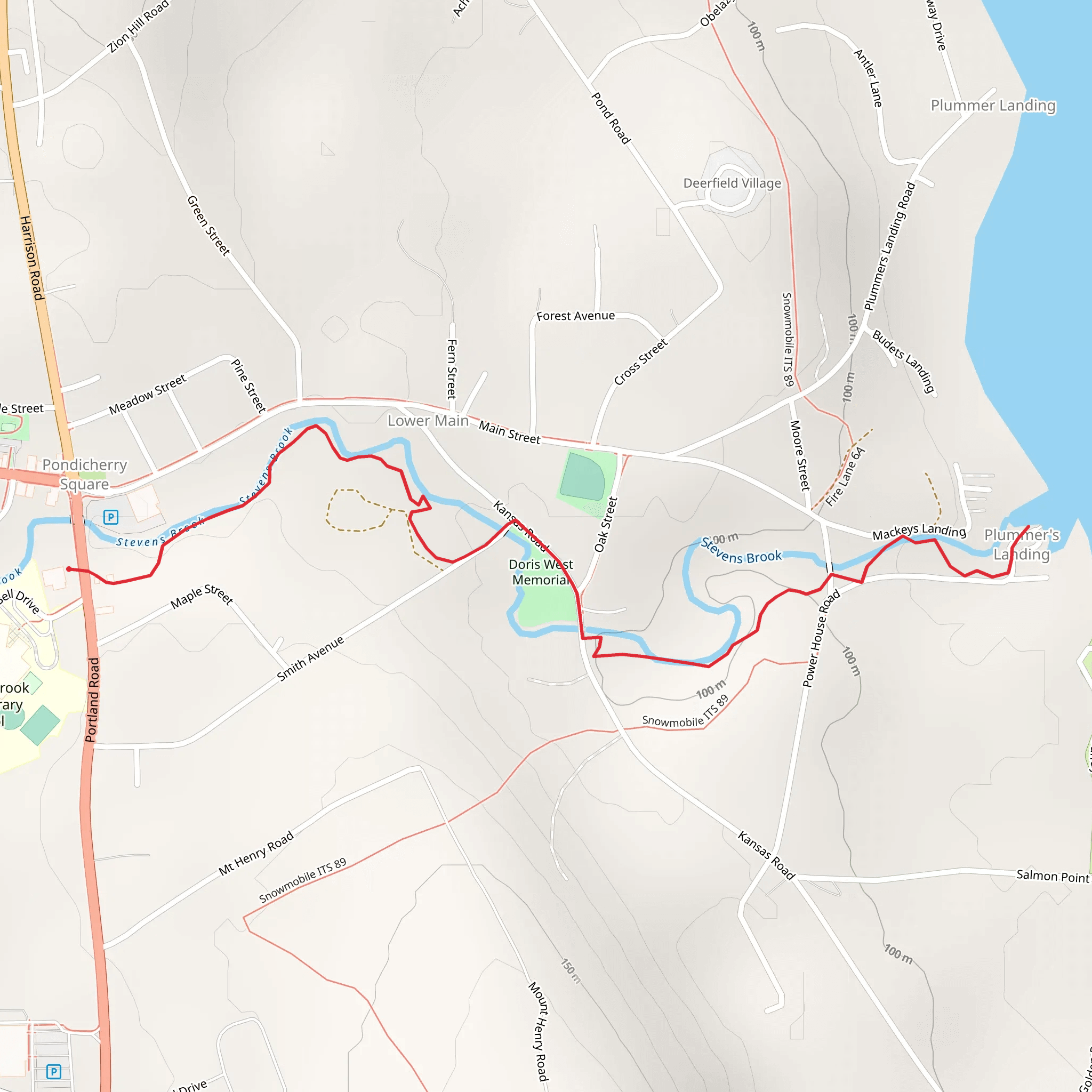 Steven Brook from Portland Road mobile static map