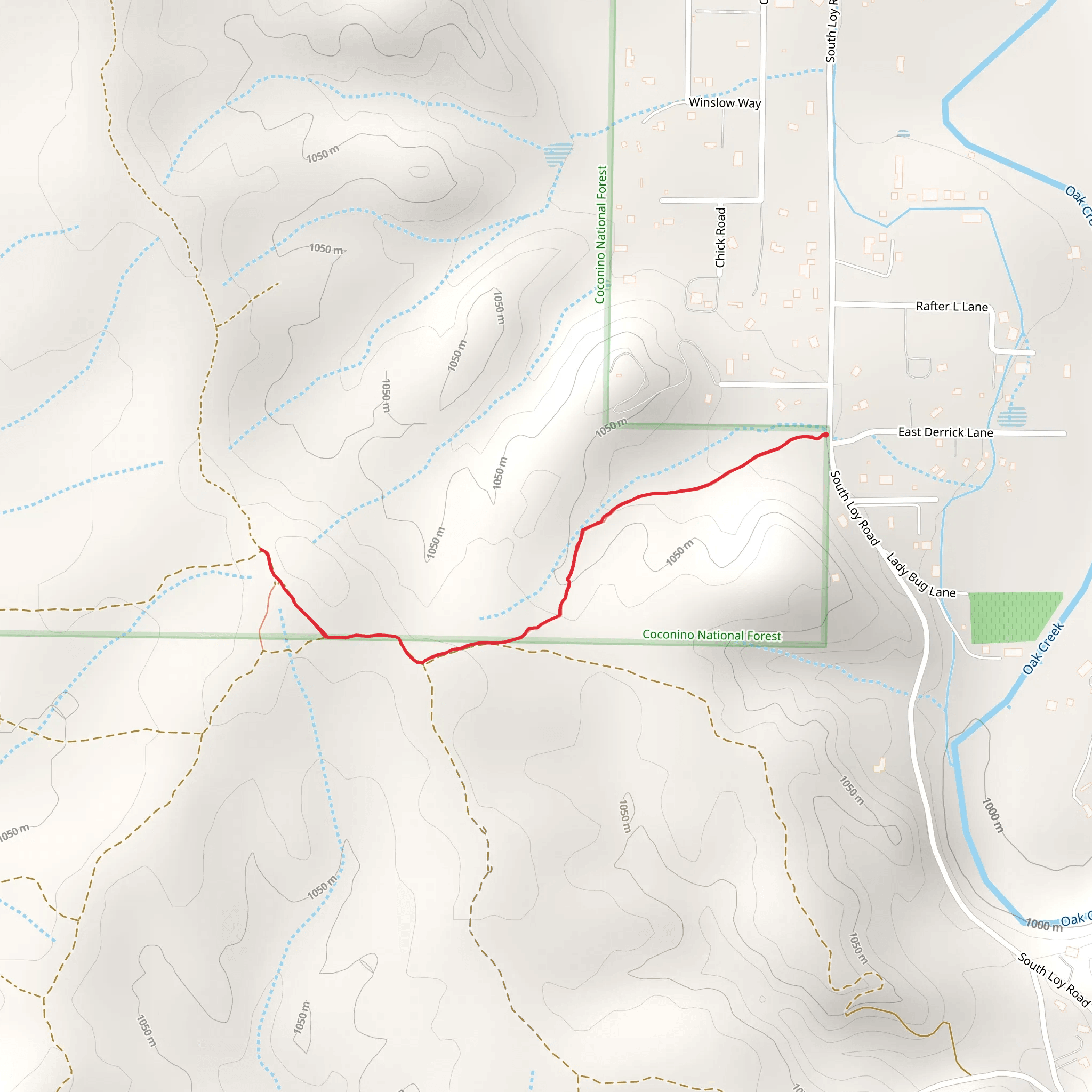 Loy Link Trail mobile static map