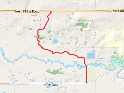 North Country National Scenic Trail - West 1 Mile Road
