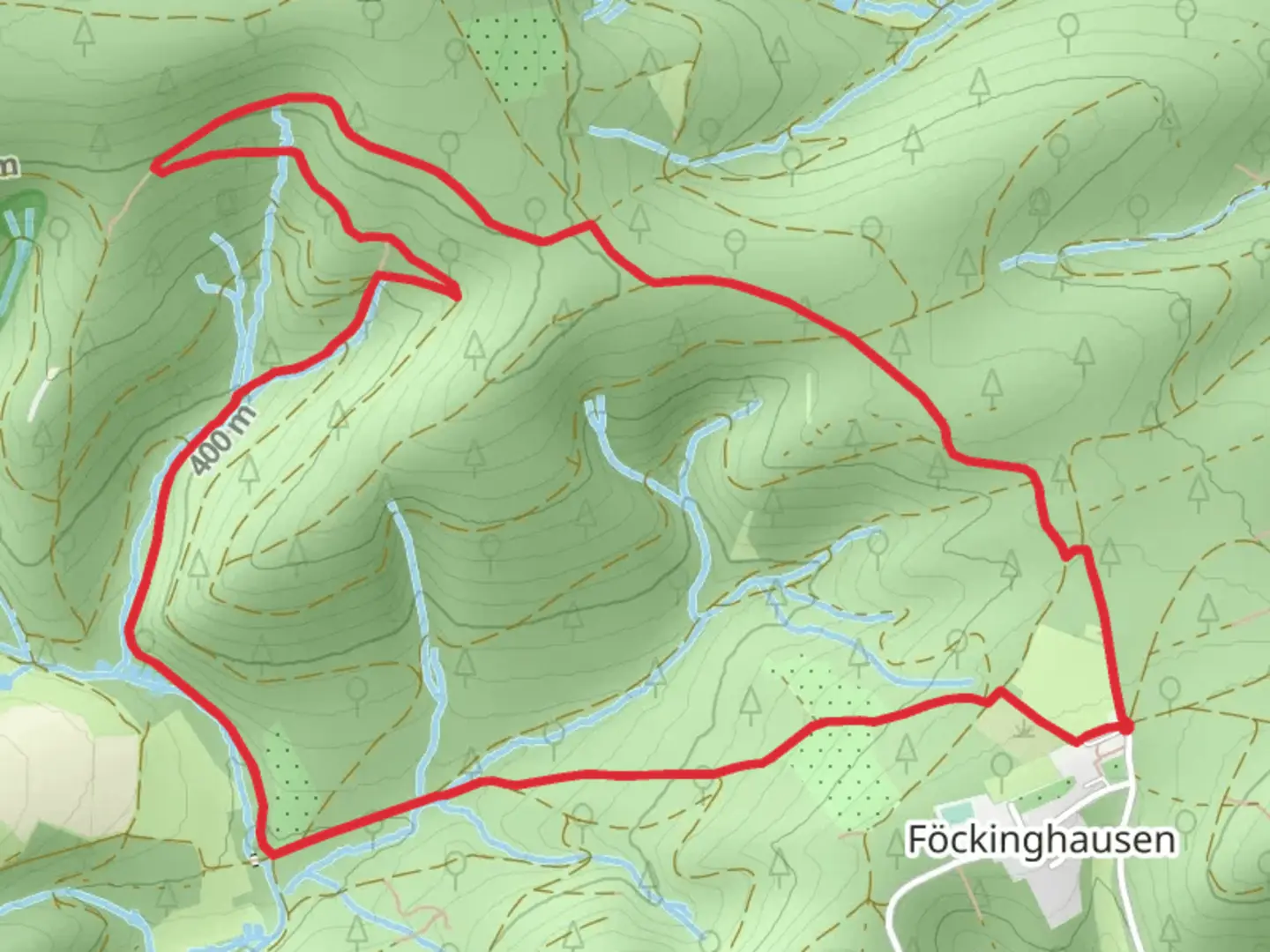 An image depicting the trail Bestwig Rundweg and Foeckinghausen Rundweg and its surrounding area.