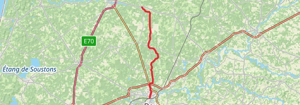 GR 655 Via Turonensis stage 69 Map