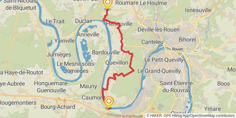 GR 2 - Sentier de la Seine stage 29 Map